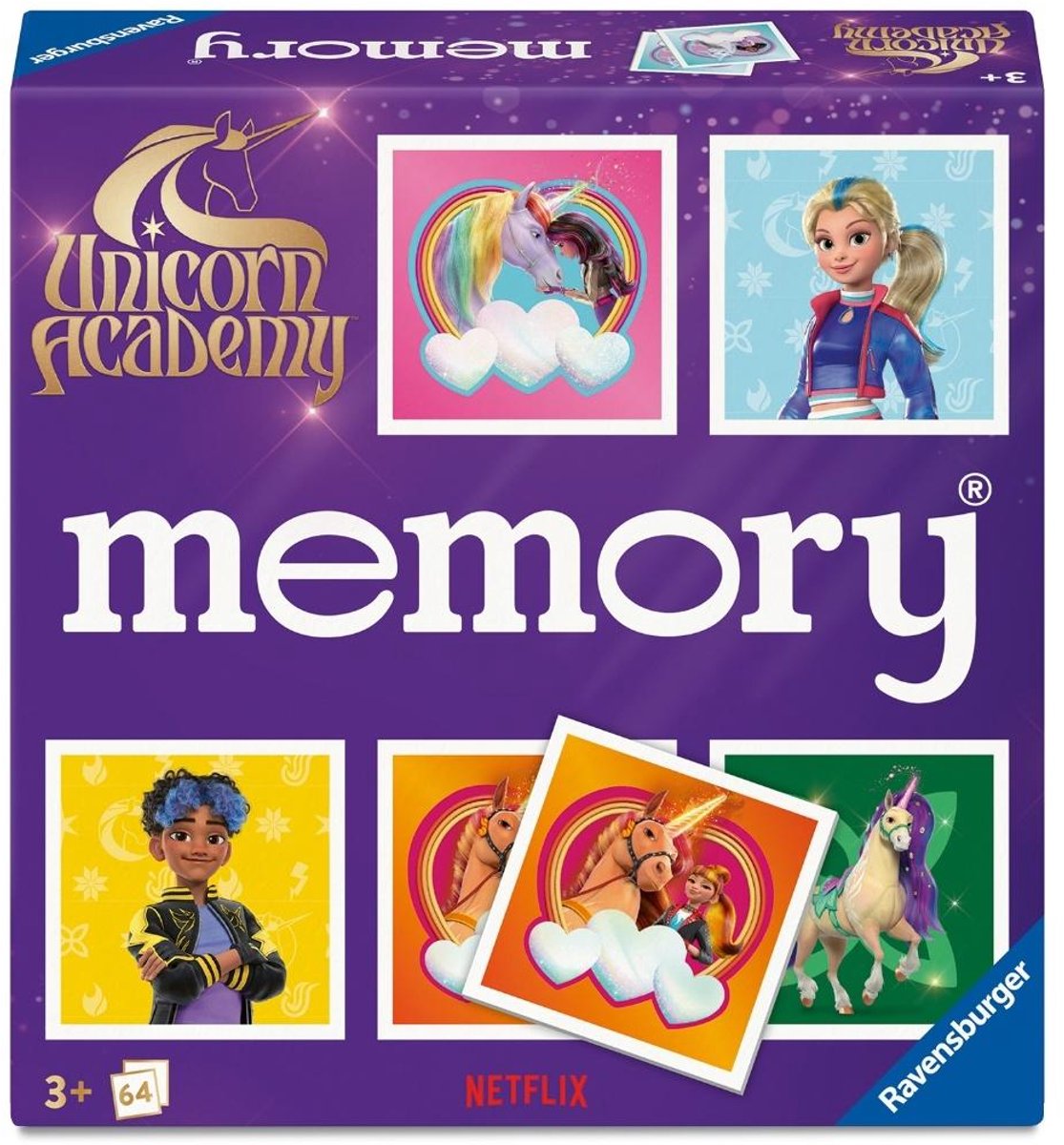 Memory® unicorn academy - gesellschaftsspiel brettspiel ab 3 jahre