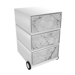 Paperflow easybox mobiele ladenblok met 3 lades 642x390x436mm rebus