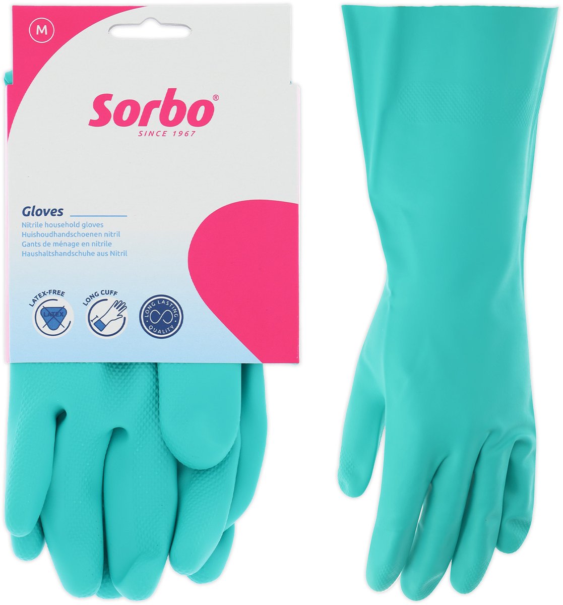 Sorbo huishoudhandschoenen nitril m