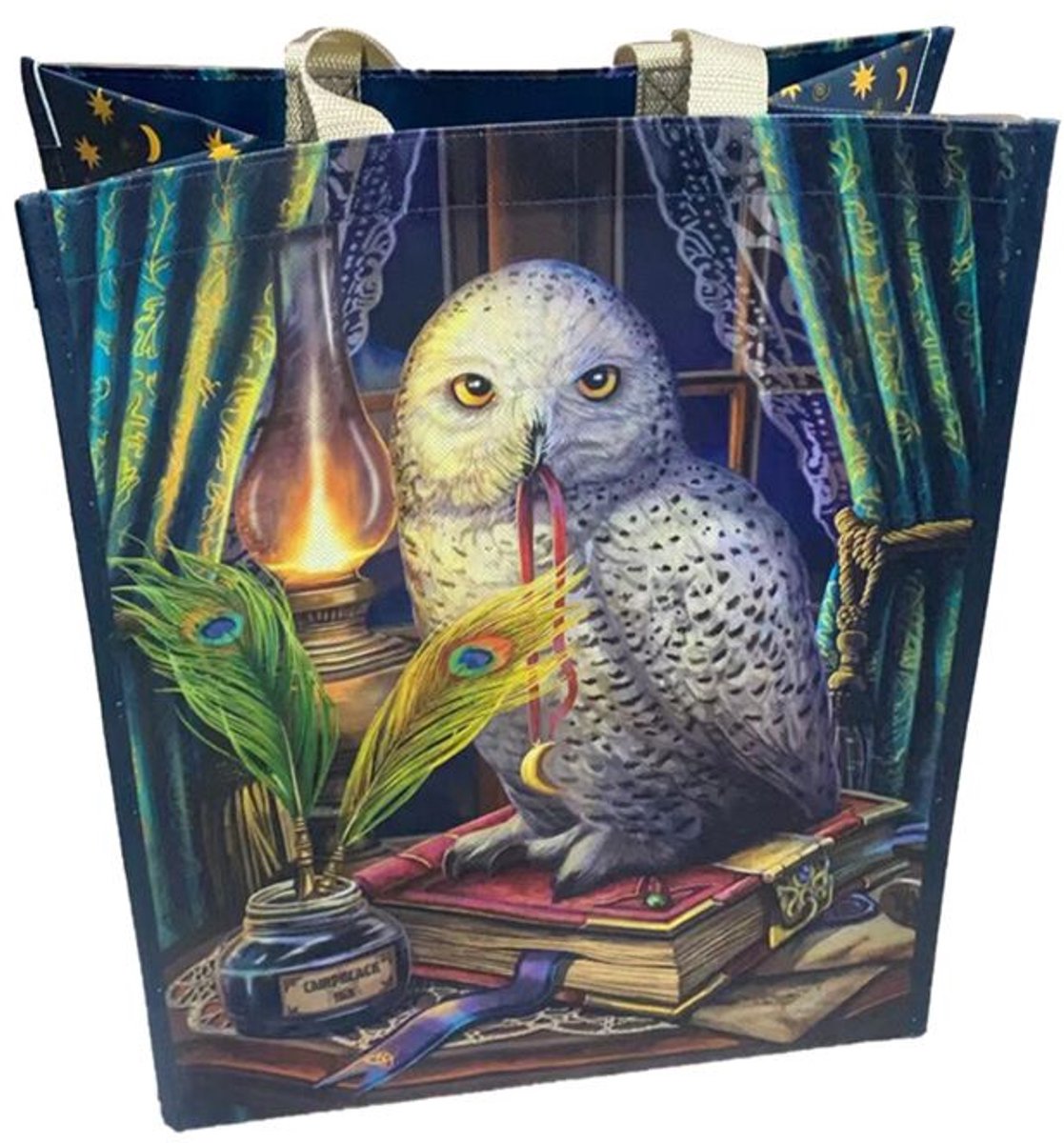 Lisa Parker – Einkaufstasche „Keeper of Spells“ mit Eulenmuster