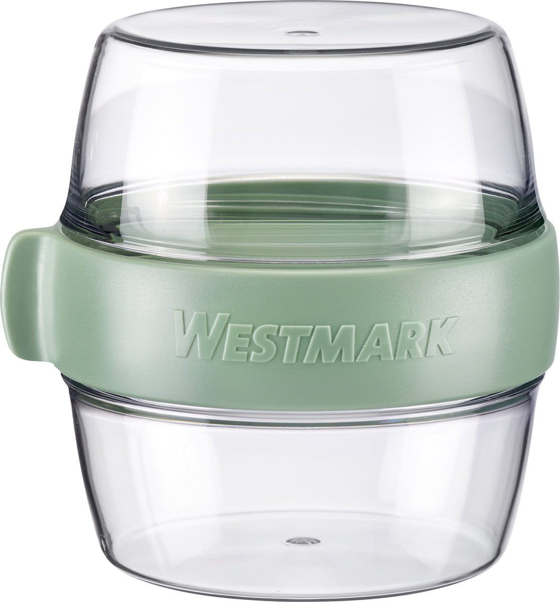Westmark Pocketbox Maxi, praktische Mitnahmedose, ideal für Joghurt, Obst, Snacks, 700 ml (2 x 350 ml), BPA-frei, Mintgrün