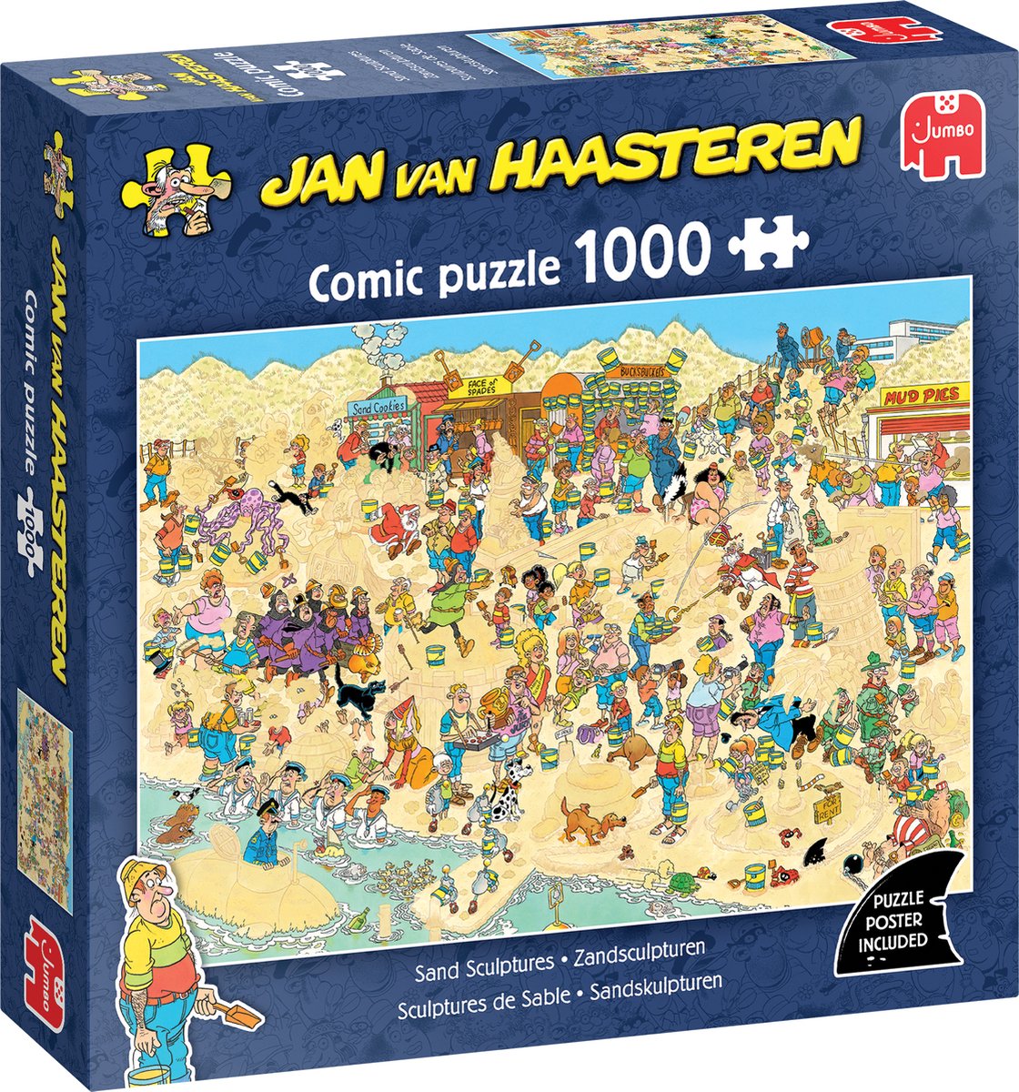 Jumbo Jan van Haasteren Puzzle Sandskulpturen 1000 Stück