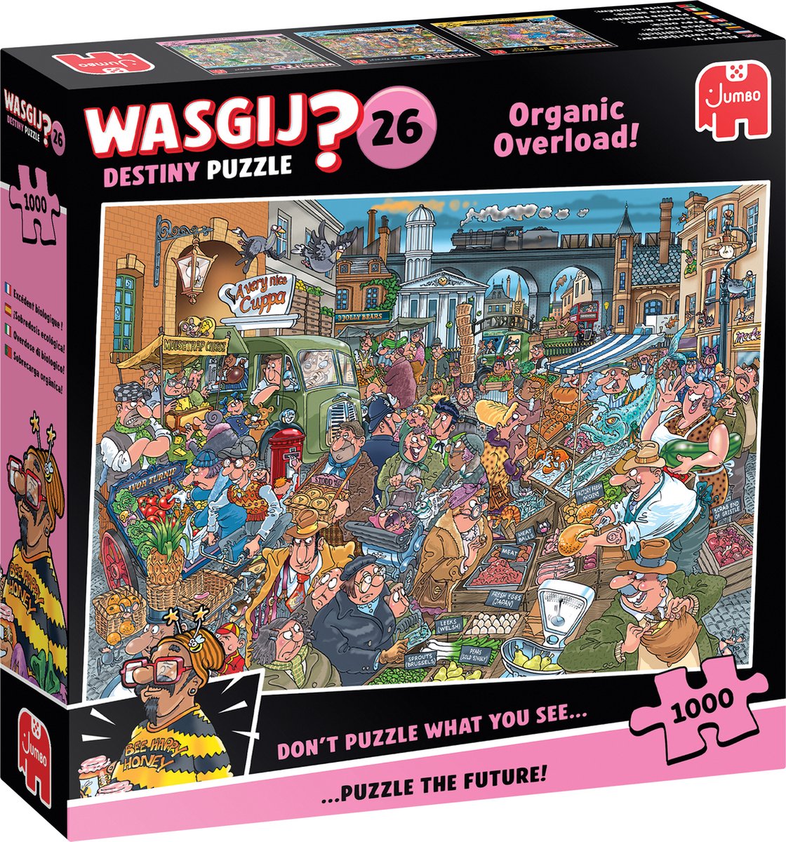 Jumbo Wasgij Destiny 26 Puzzle – voller Bio!, 1000 Teile.