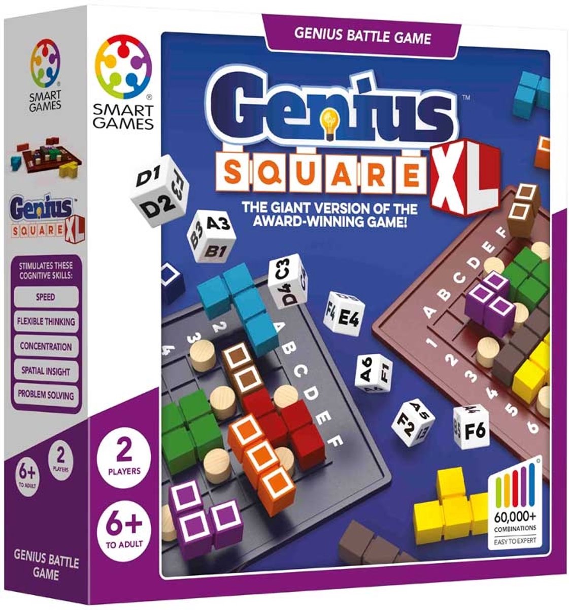 Smartgames – Genius Square XL – 2 Spieler – Puzzlespiel