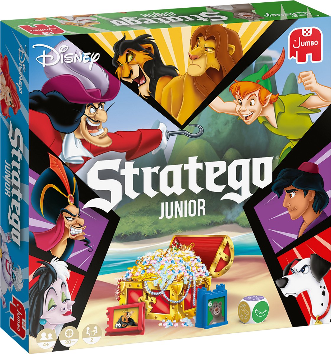 Stratego Jumbo Junior Disney Brettspiel