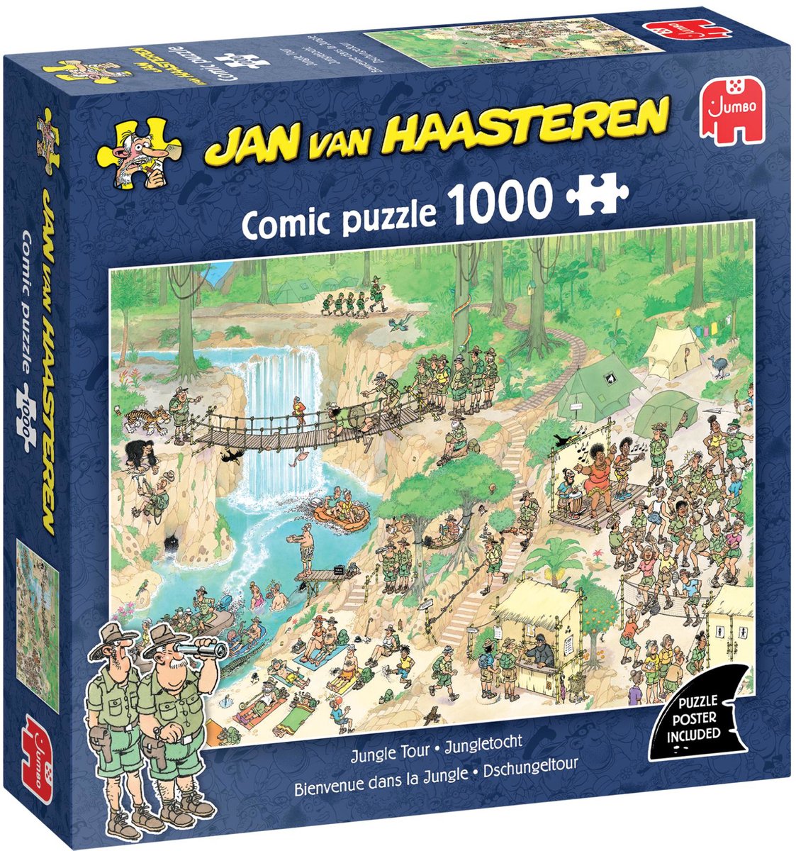 Jan van Haasteren Puzzle - Die Dschungeltour, 1000 Teile.