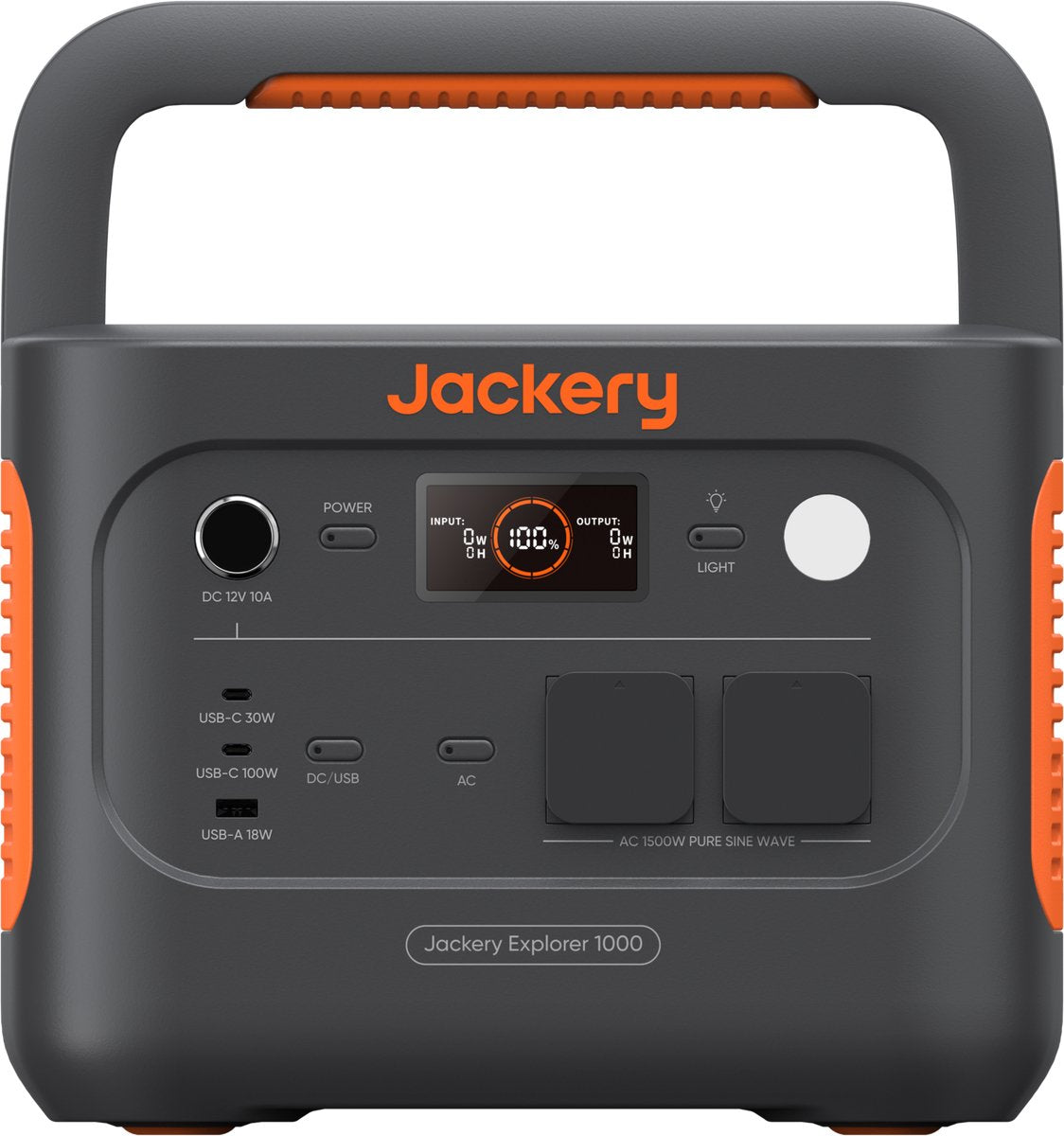 Jackery – Explorer 1000 v2 – tragbares Kraftwerk – tragbares Kraftwerk – 1070 Wh 1500 W – Lifepo4-Akku – Ausgang mit 6 USB-C-A-AC-DC-Anschlüssen – schnelles Laden 1 Stunde – Solargenerator für draußen, Camping, Notfälle