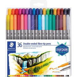Viltstift staedtler dubbelzijdig design journey kleurenassortiment