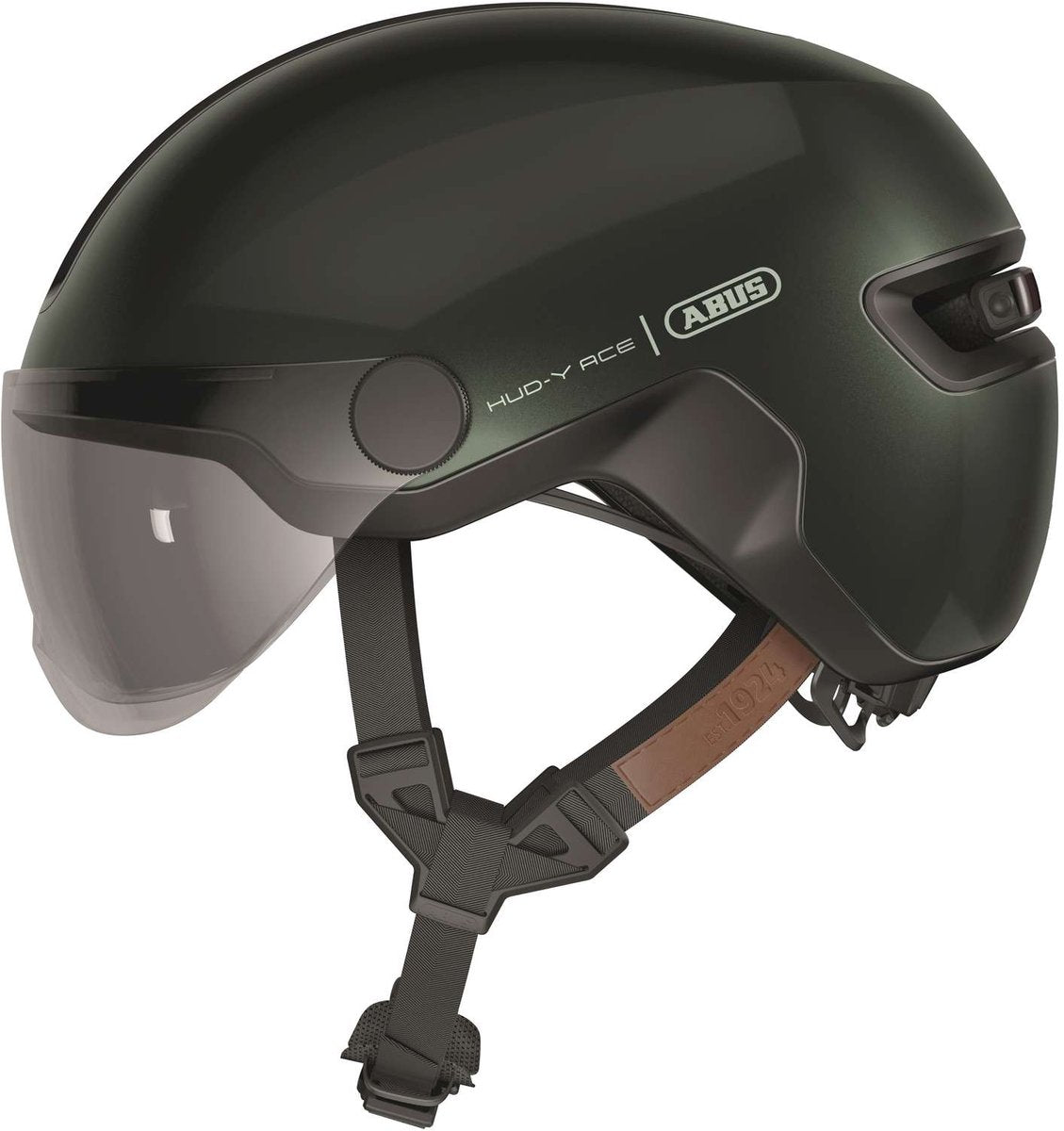 Abus Helm Hud-y Ace Moosgrün L 57-61cm
