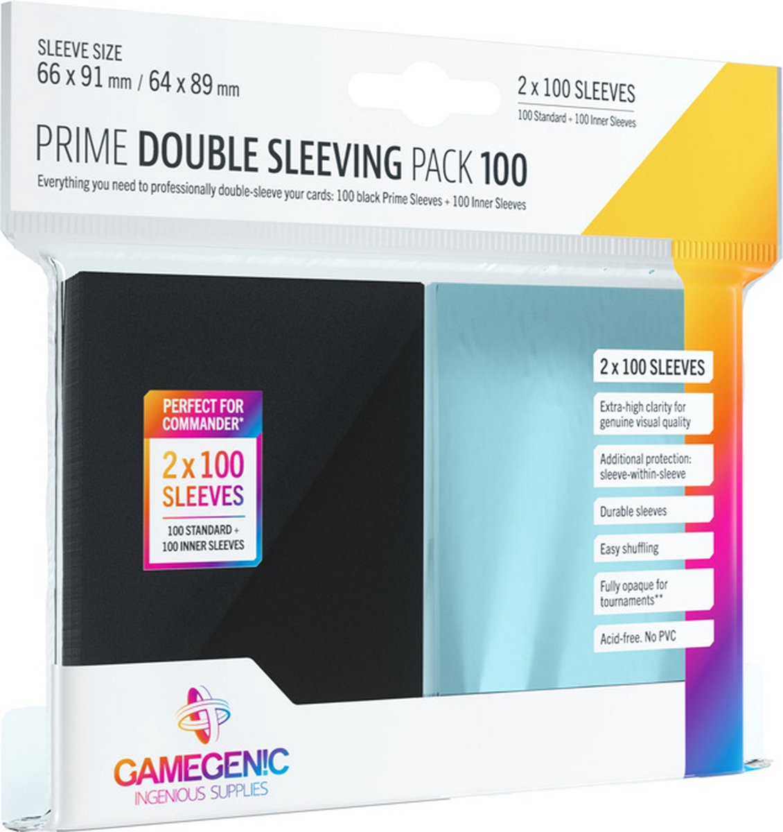 Gamegenic Prime Doppelhüllenpackung 100