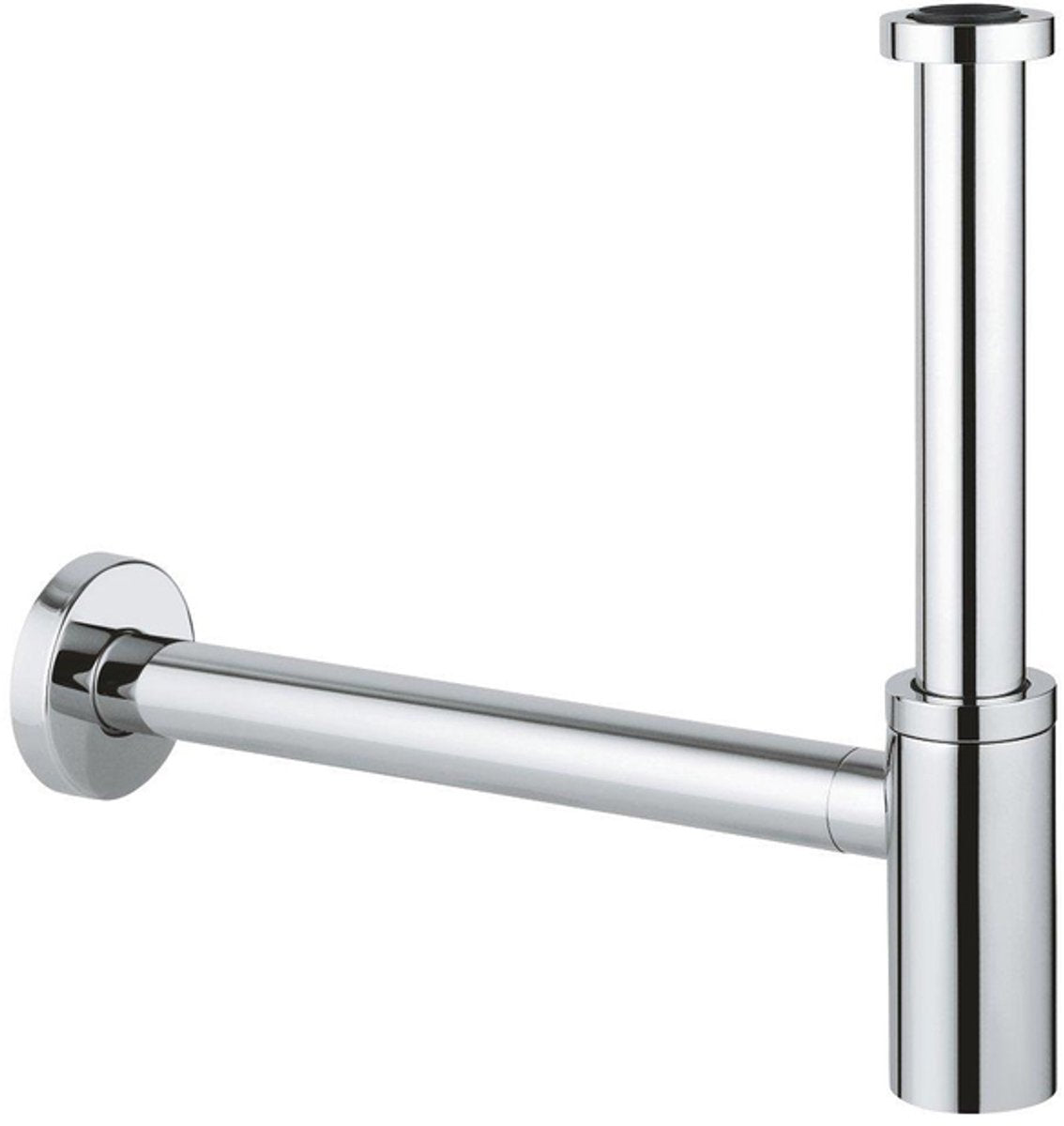 Grohe Universal Design Siphon 1 1 4 mit Wandrohr und Chromrosette