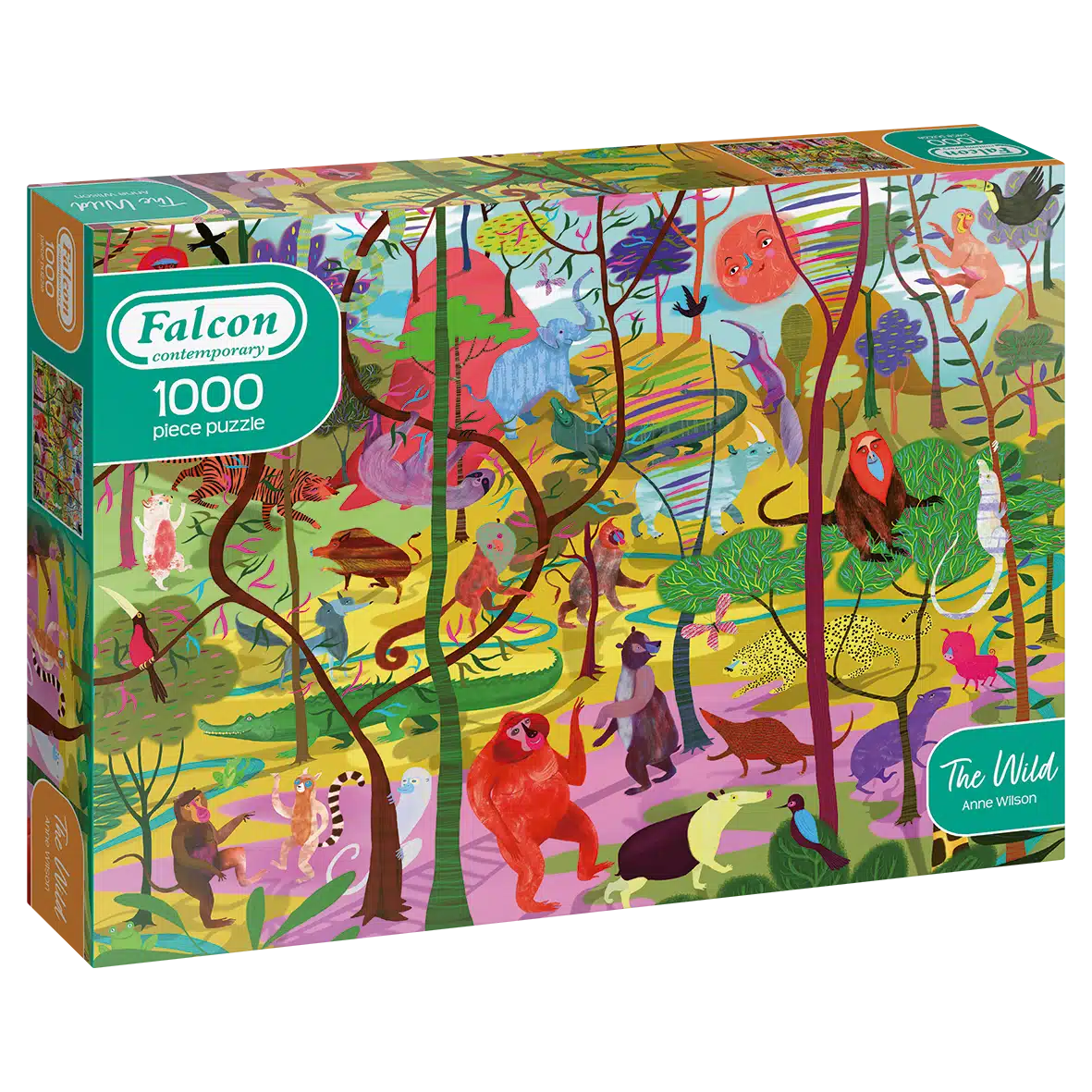 Modernes Jumbo-Falken-Puzzle – die Wildnis – 1000 Teile
