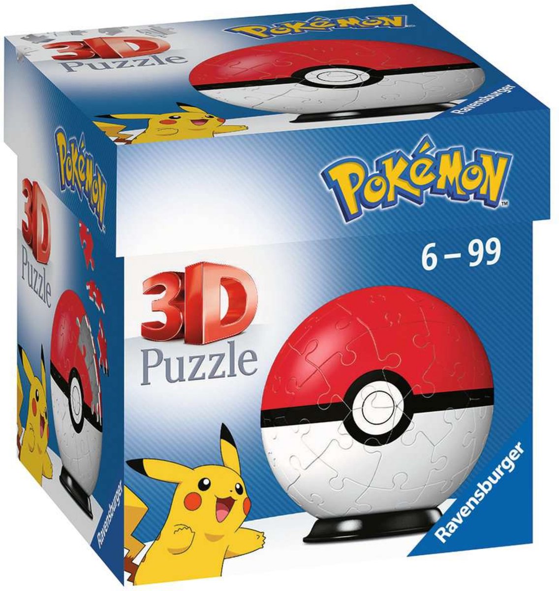 Ravensburger Pokémon Pokeball 3D -Puzzle, 54st.