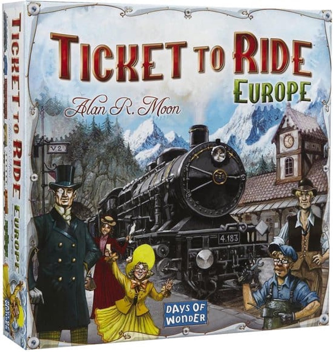 Days of Wonder Ticket to Ride Europe – Niederländisches Brettspiel – strategisches Brettspiel für Familienfreunde