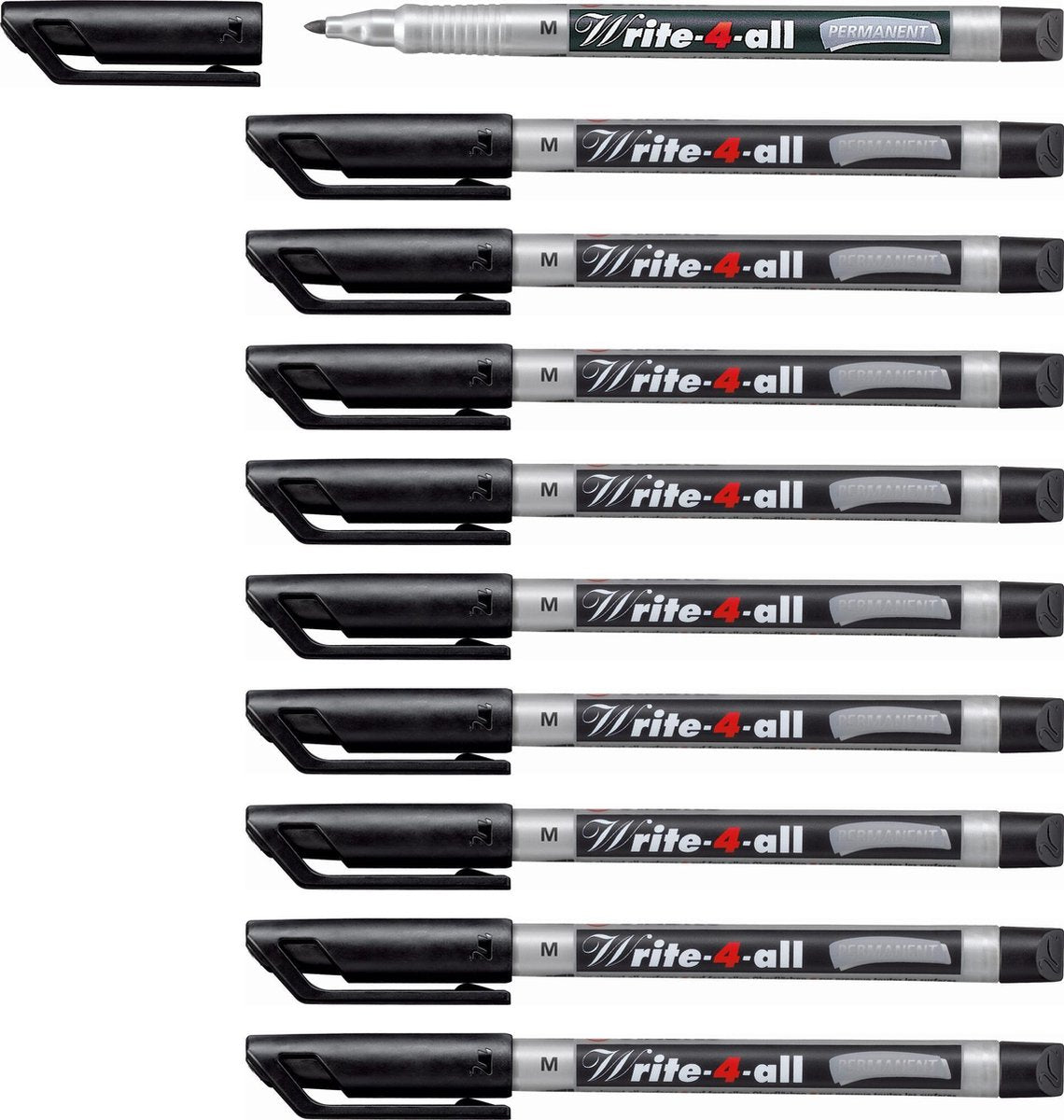 Stabilo write-4-all – Permanentmarker – mittel 1,0 mm – Karton mit 10 Stück