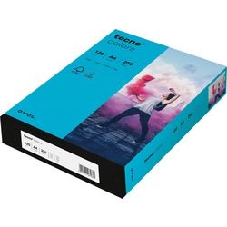 Gekleurd papier tecno a4 120 g m² blauw 250 vellen