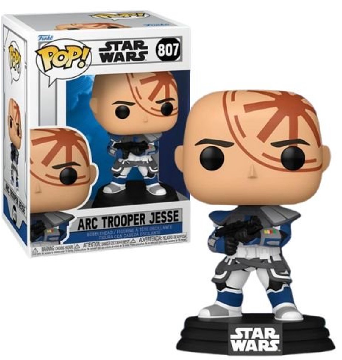 Funko Star Wars Arc Trooper Jesse (Chase Edition möglich!) Vinylfigur 807 Unisex Pop! - neutral - Standard