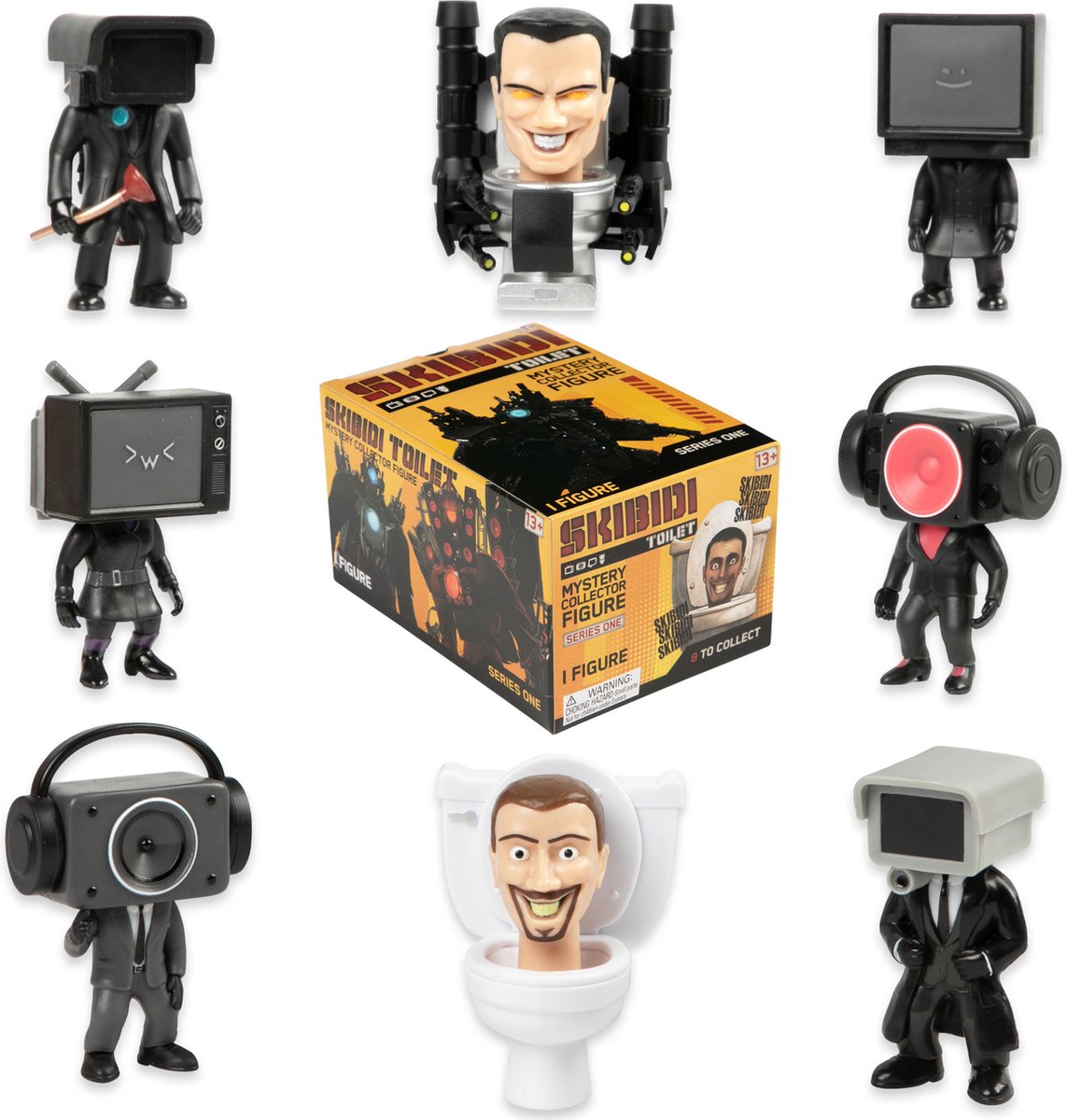 Skibidi Toiletten-Minifiguren 11 cm sortiert | 9 Stück