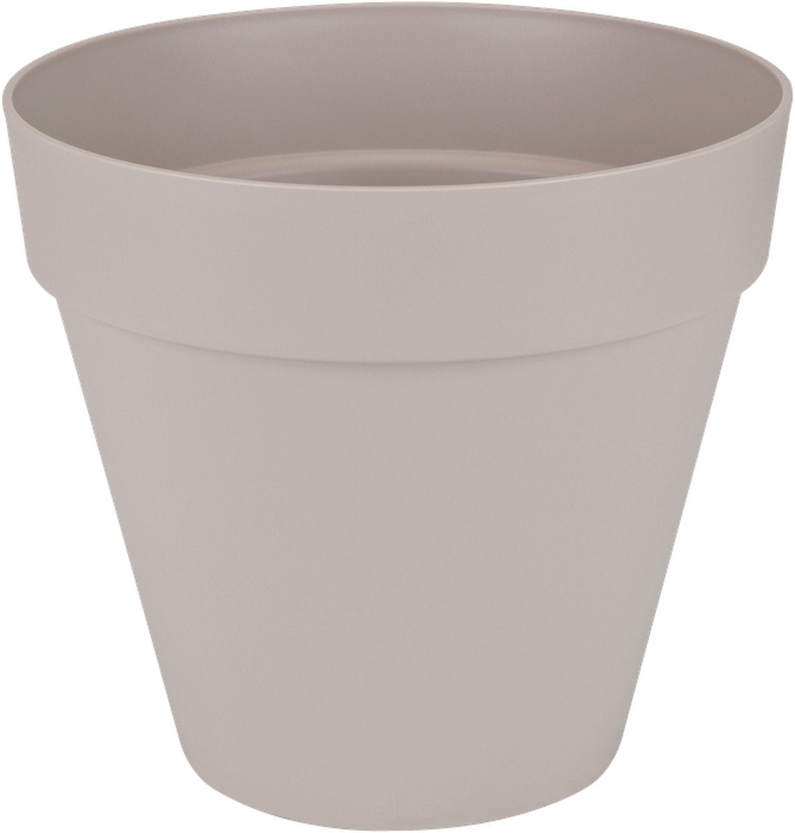 Elho loft urban rond 50 - bloempot voor buiten - ø 48.5 x h 44.5 cm - warm grijs