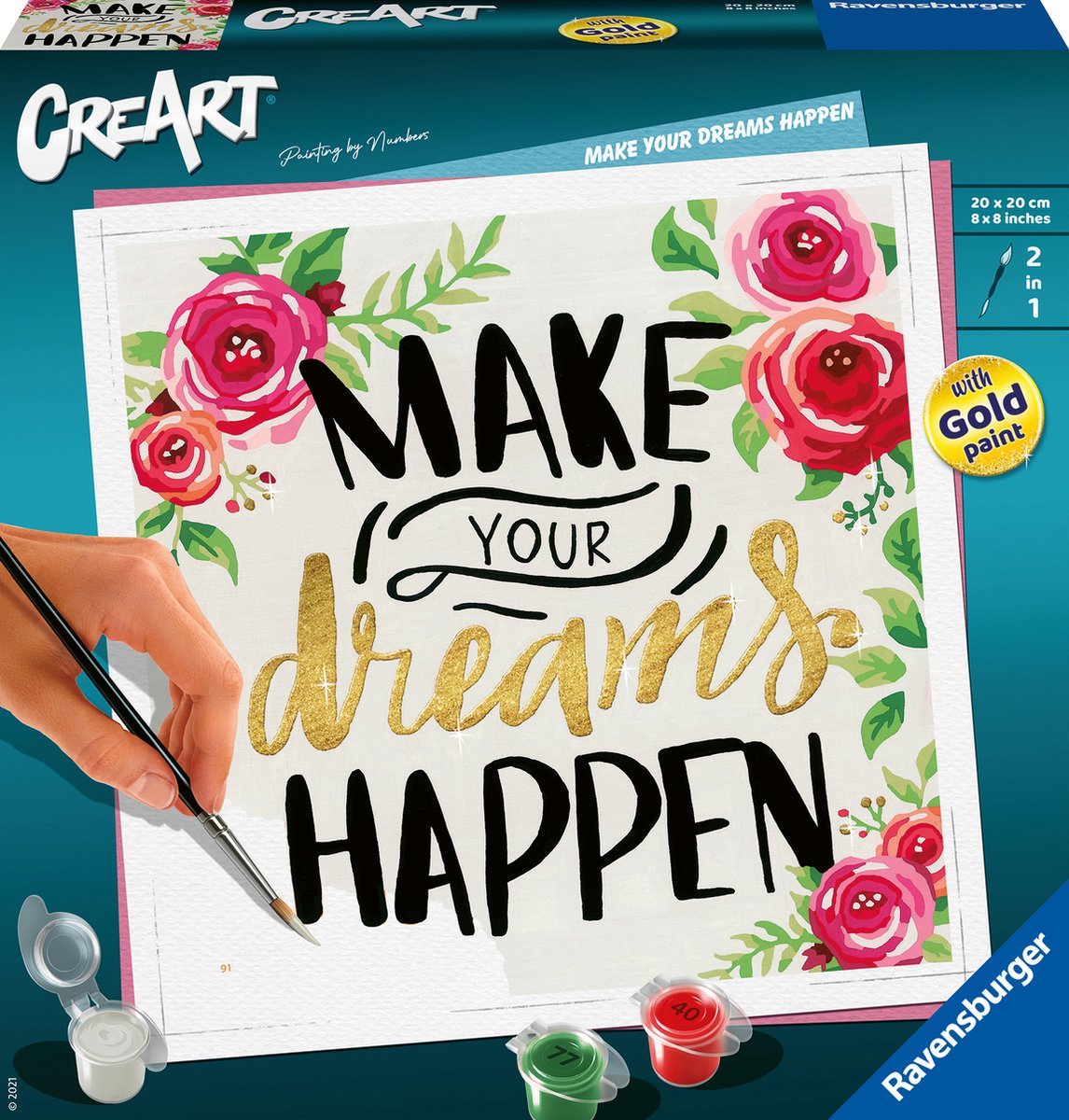 Ravensburger Creart Painting bei Nummer - Machen Sie Ihre Träume geschehen