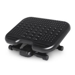 Verstellbare Fußstütze mit Kensington-Sohlenmassage – ergonomisches Design – schwarz
