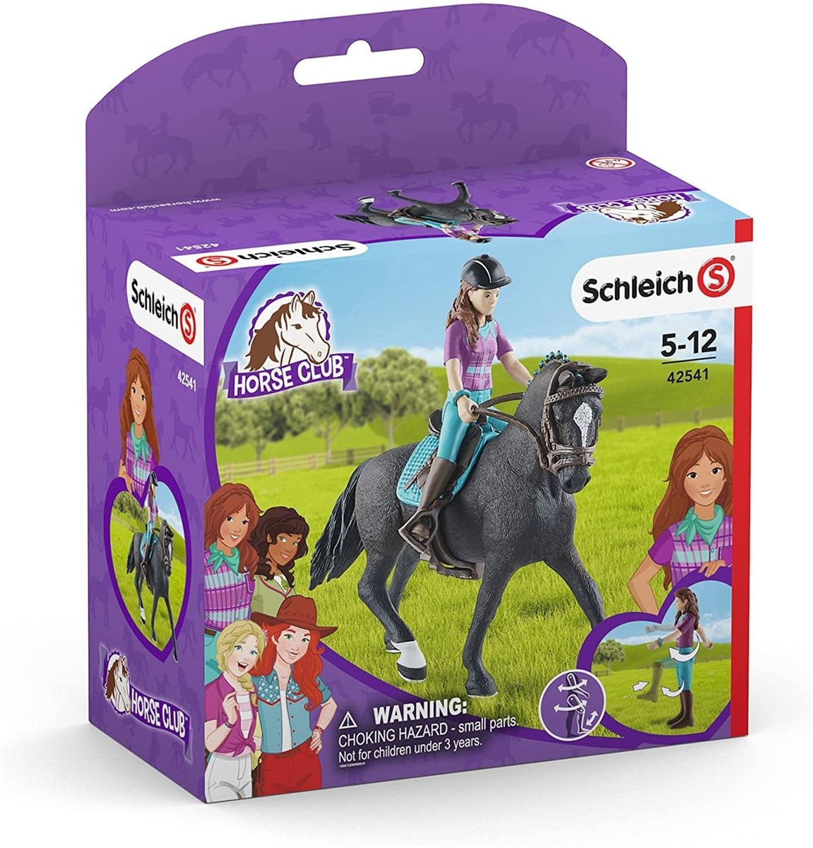 Schleich Horse Club – Figurenset – Lisa Storm – Kinderspielzeug für Jungen und Mädchen – 5 bis 12 Jahre – 42541