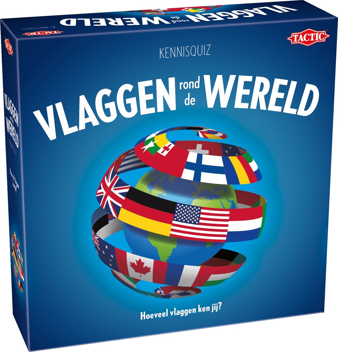 Taktikflaggen auf der ganzen Welt – Brettspiel – Flaggen erkennen und Topographie-Quiz – lehrreiches Familienspiel – 2–6 Spieler – hohe skandinavische Qualität