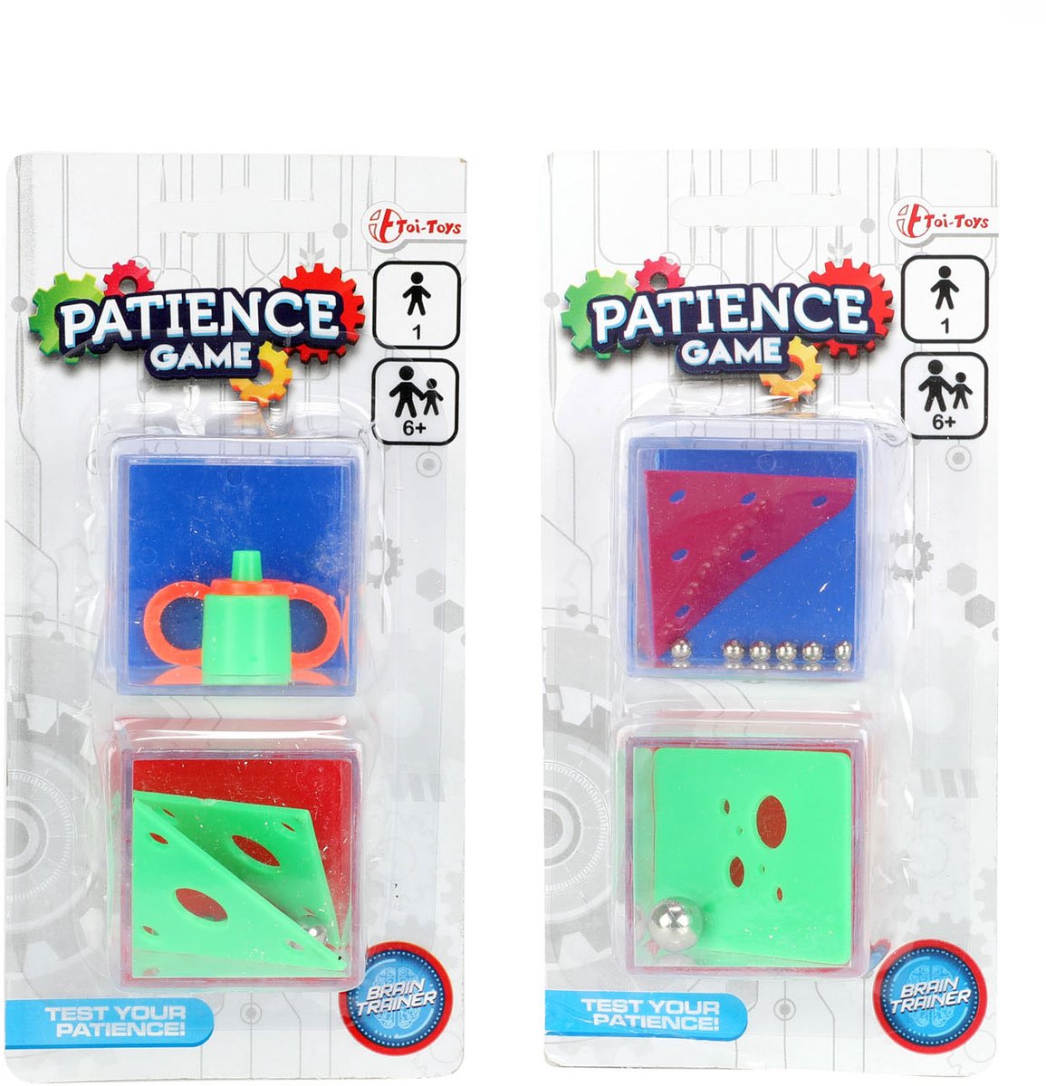 Toi-toys Geduldsspiel Fidget Cube, 2 Stk.