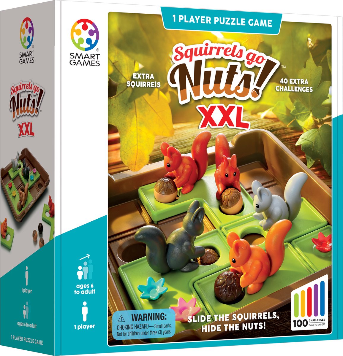 Intelligente Spiele – Eichhörnchen werden verrückt! xxl - 100 Aufgaben