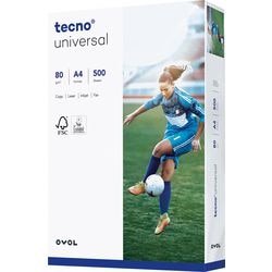 Kopieerpapier tecno 2100011548 a4 80 g m² wit 500 vellen