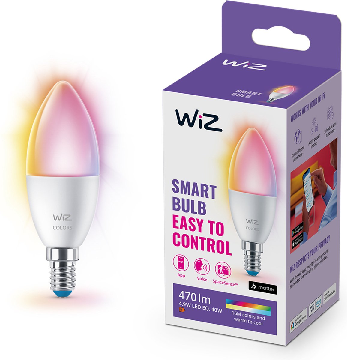 Wiz Wiz Candle Lamp C37 E14