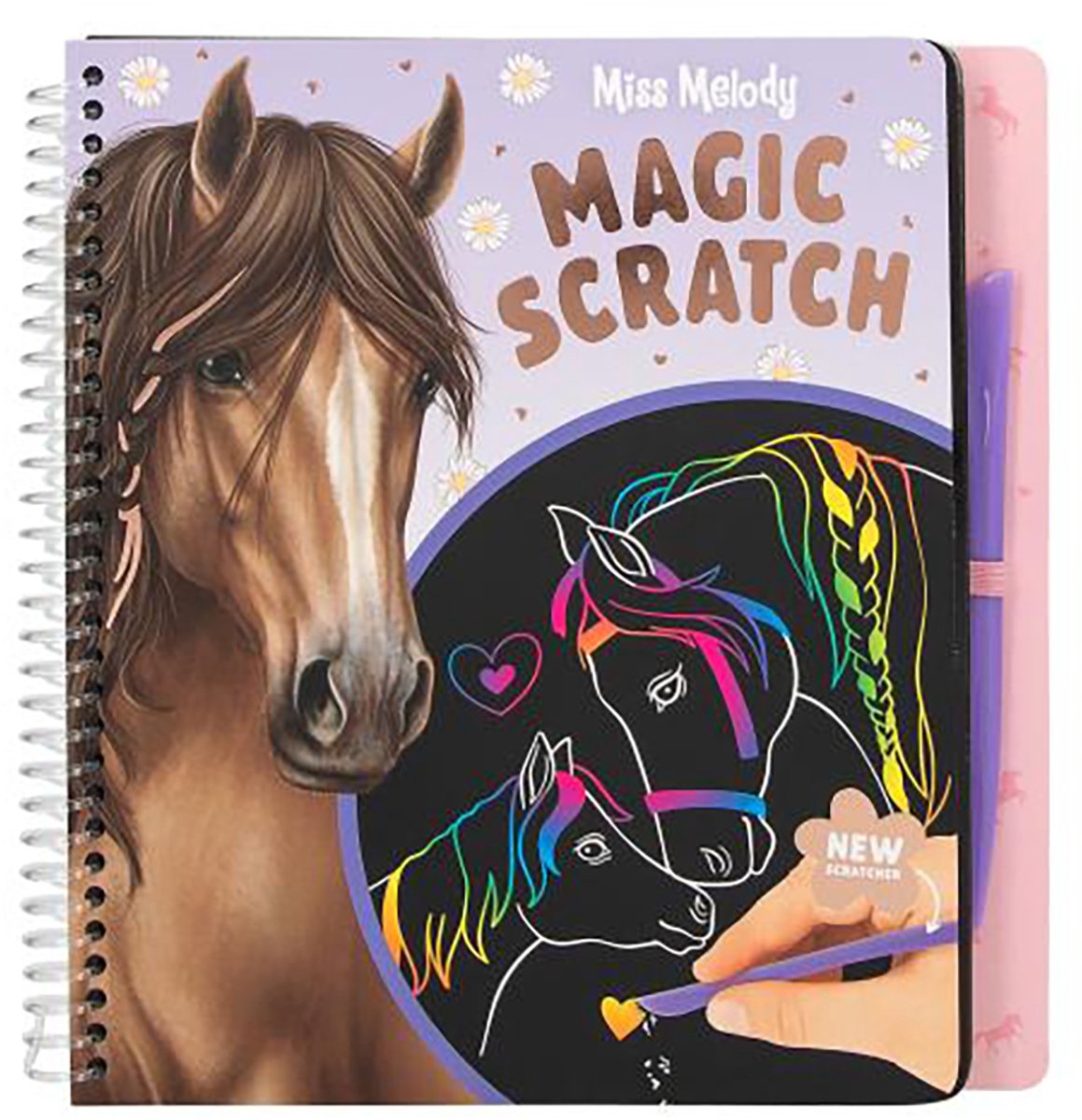 Depesche - miss melody magic scratch boek - kleurboek