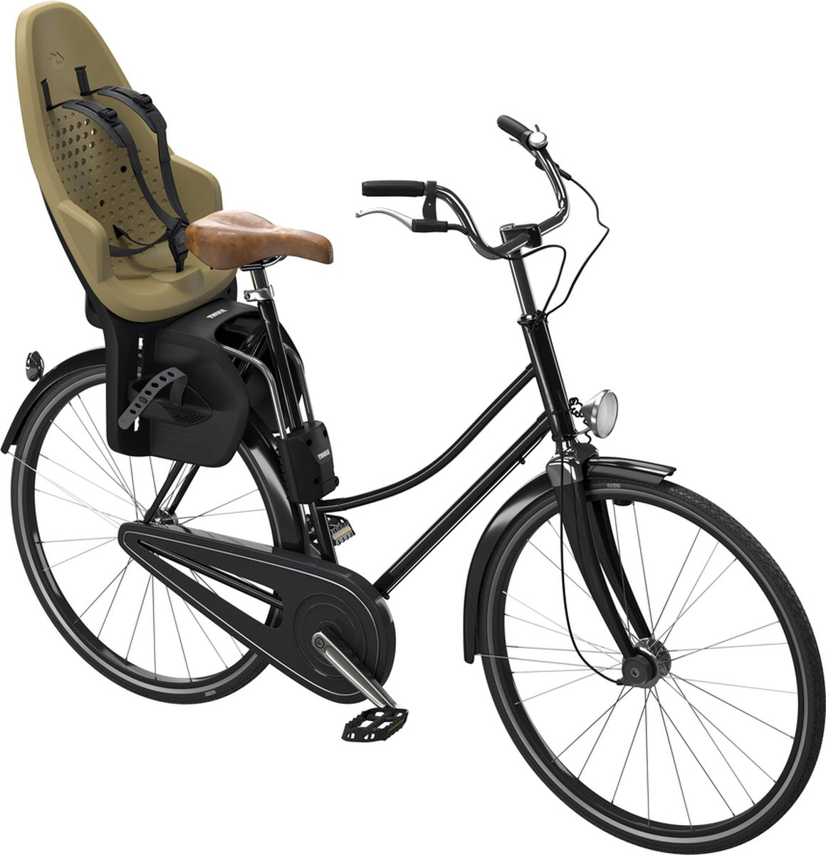 Yepp Thule Rücksitz 2 Maxi Rahmenmontage Fennel Tan