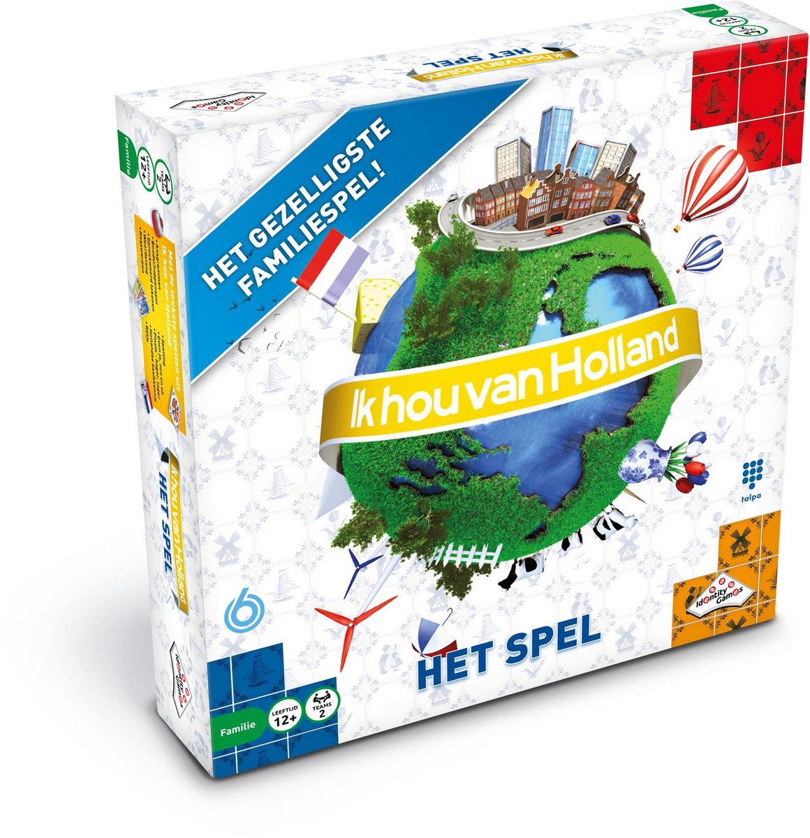 Identitätsspiele Ich liebe das Holland-Brettspiel