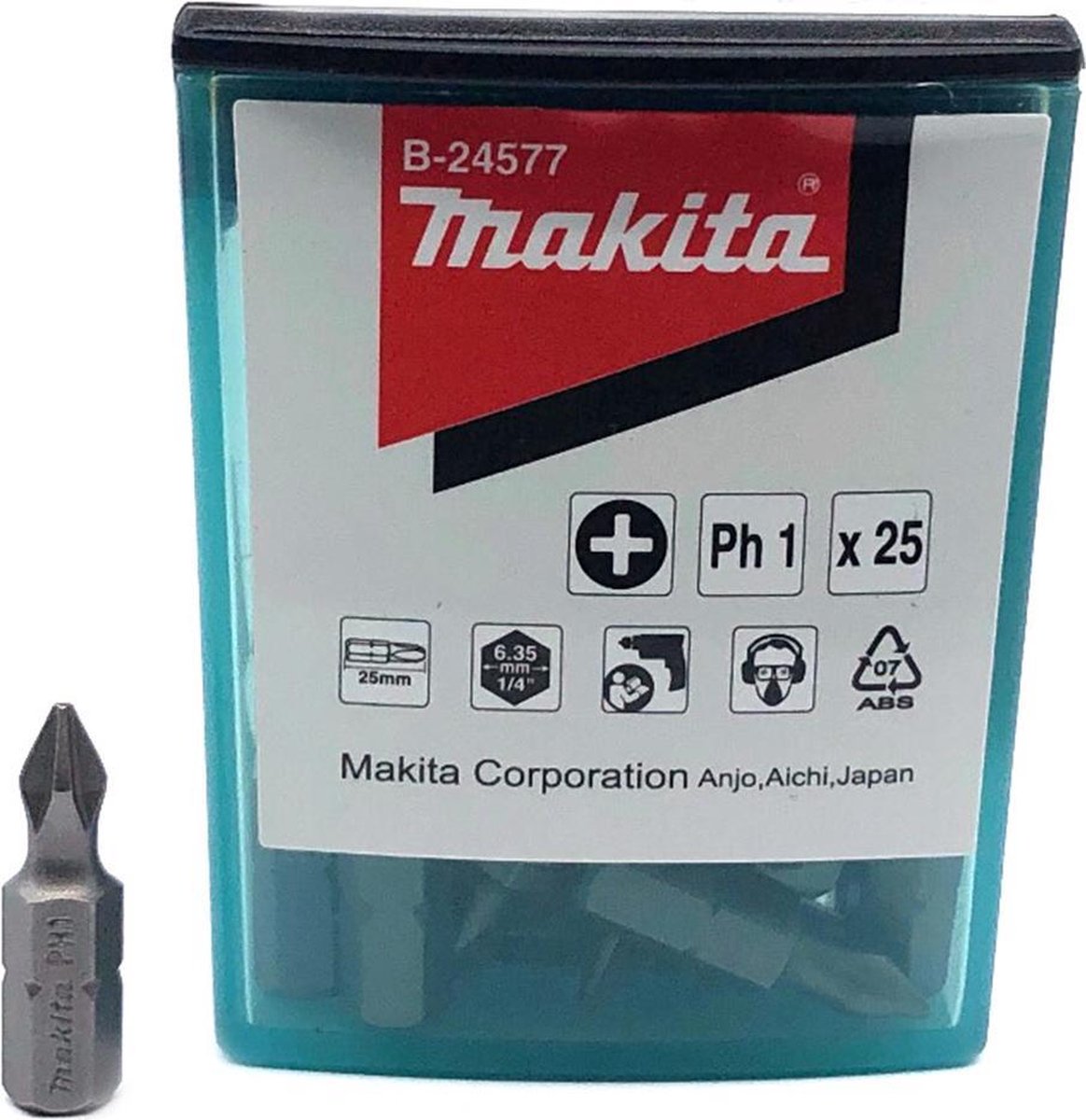 Makita Schraubbit ph1x25mm 25 Stk