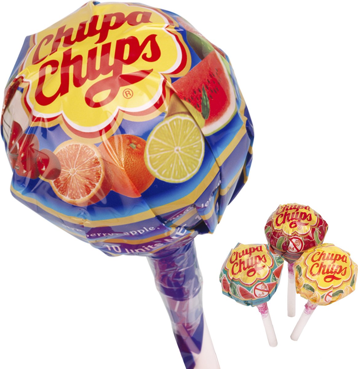 Chupa Chups Mini Megachups - Süßigkeiten - 1x10 Stück