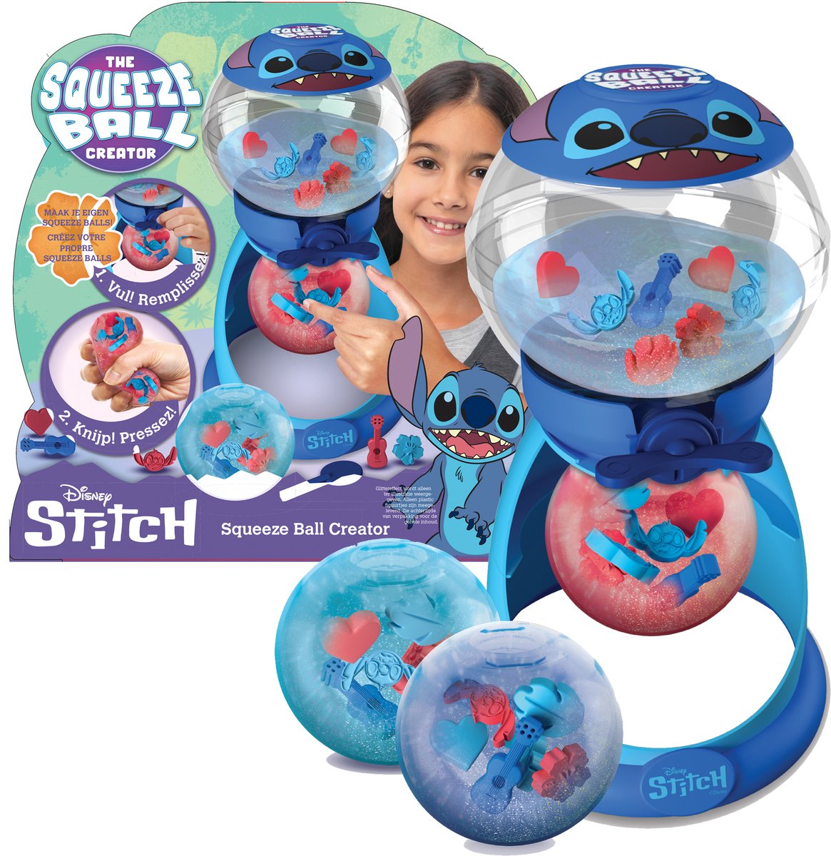 Spectron-Squeeze-Ball-Herstellungsstich
