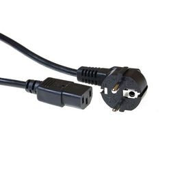 Voedingskabel act ak5016 cee7 7 mannetje haaks)- c13