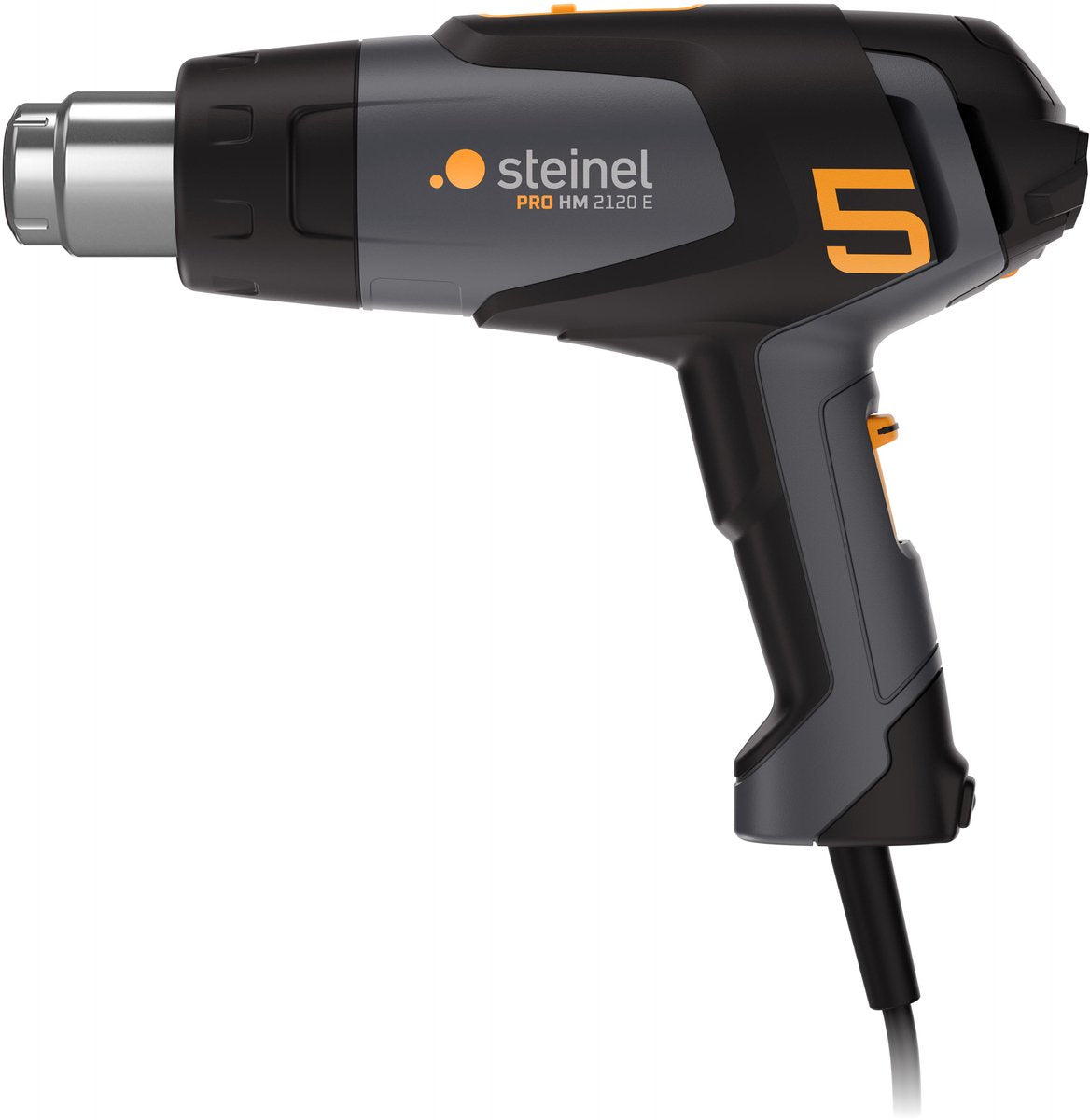 Steinel Heißluftpistole HM 2120 E – 2200 W – Farbentferner – Temperatur einstellbar von 80–630 °C – Luftmenge einstellbar von 150–500 l min