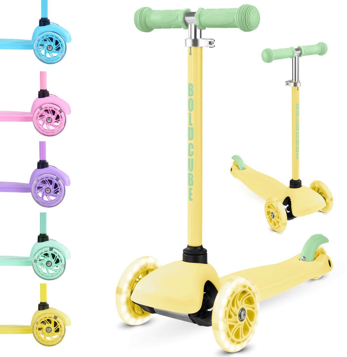 Boldcube Teeny Dreiradroller – Gelb