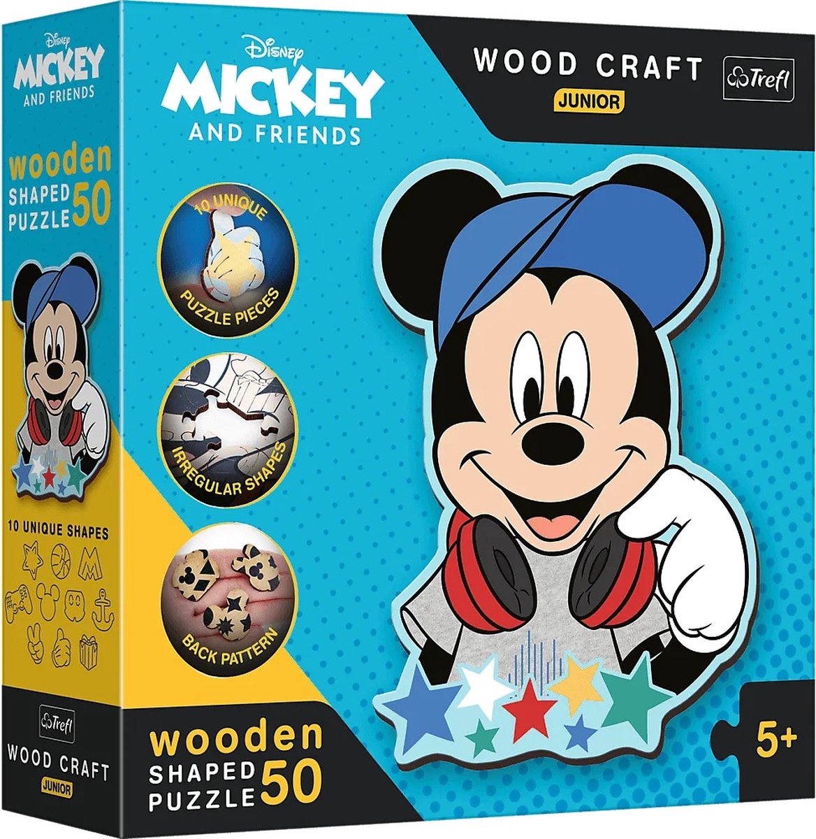 Trefl Holzpuzzle Junior Disney Mickey Mouse und Freunde FSC nachhaltig.