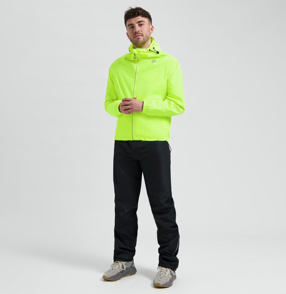 Rogelli commuter core regenpak unisex - waterdicht - fluorgeel - xxl