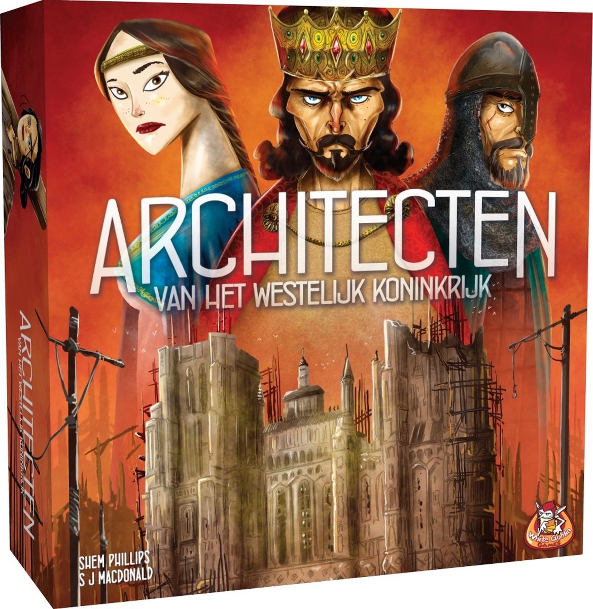 Weiße Koboldspiele – Architekten des westlichen Königreichs – Expertenspiel – 1 bis 5 Spieler – 90 Minuten – ab 12 Jahren