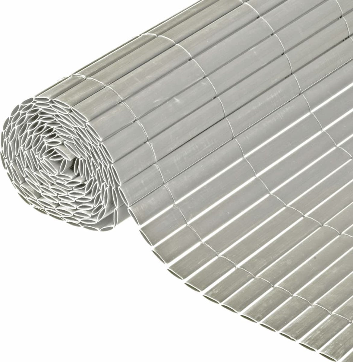 Nature Naturgarten Bildschirm Doppelte 1,5 x 3 m PVC Grau