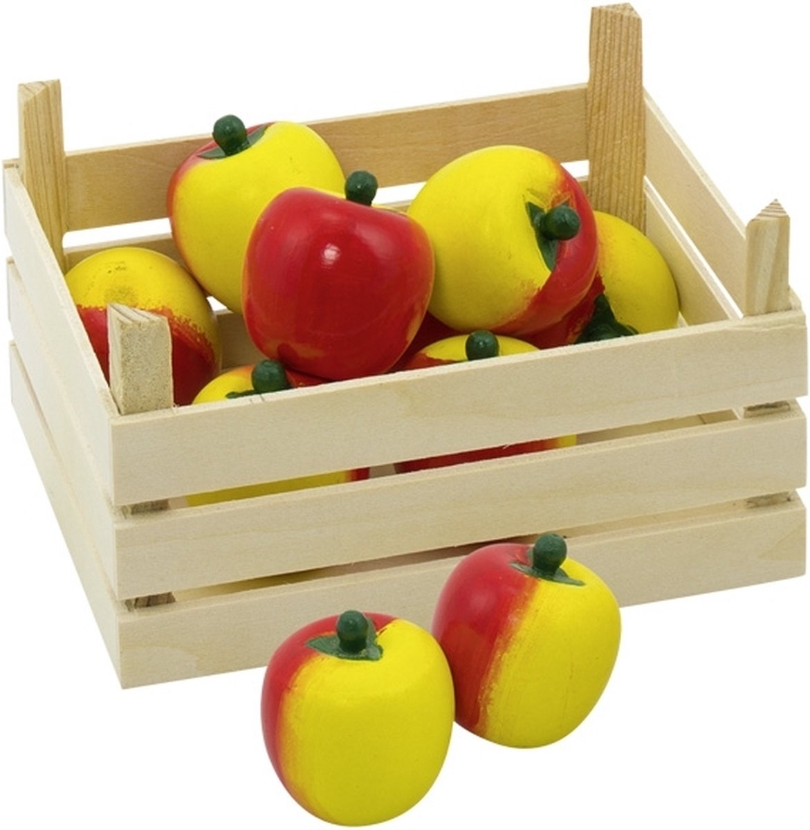 Goki Holzäpfel in Box, 10 Stk.