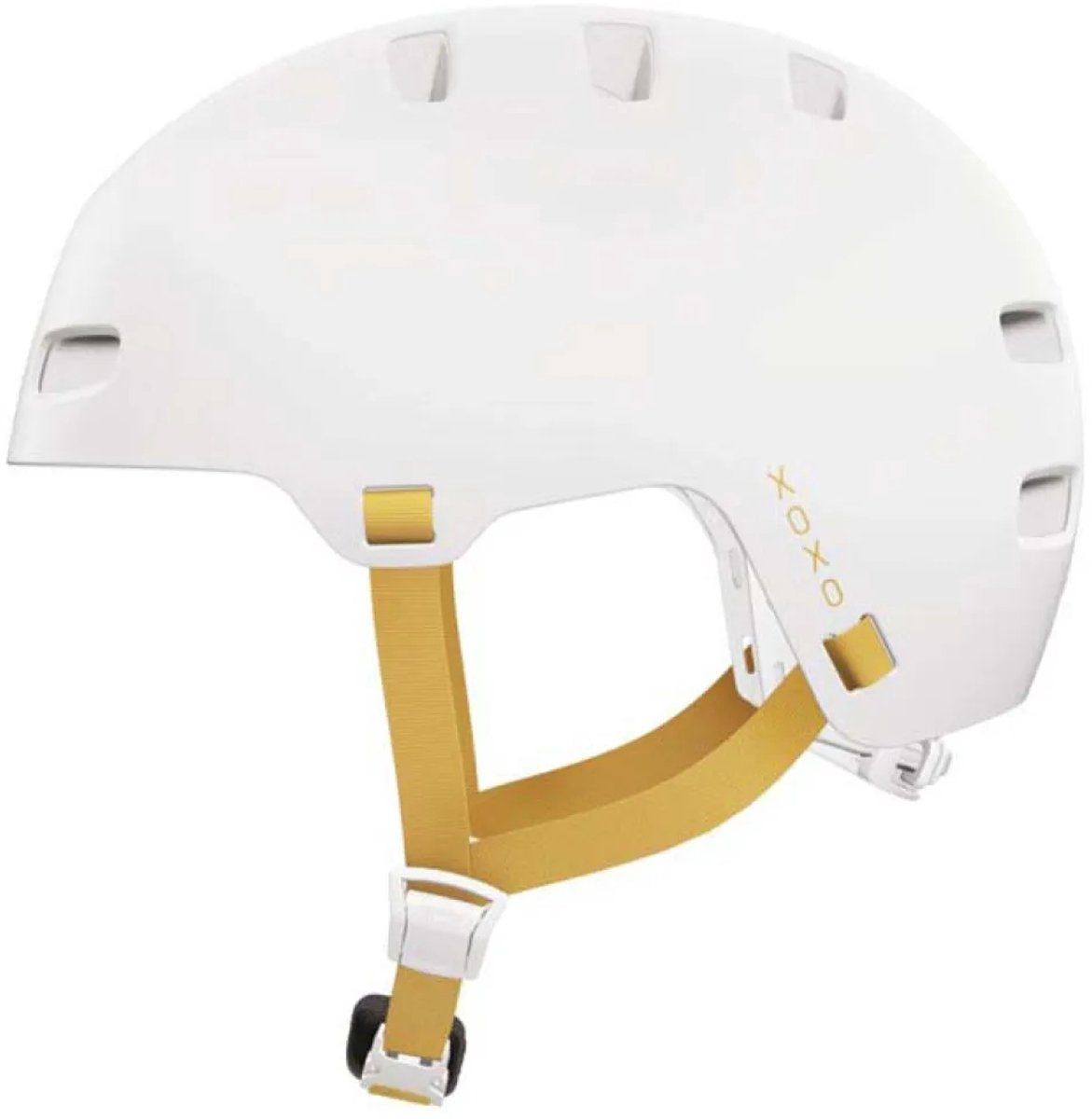 Abus Fahrradhelm xoxo polarweiß s - 51-55 cm - weiß - geeignet für den Einsatz an Elektrofahrrädern - Cityfahrrädern - 370 g