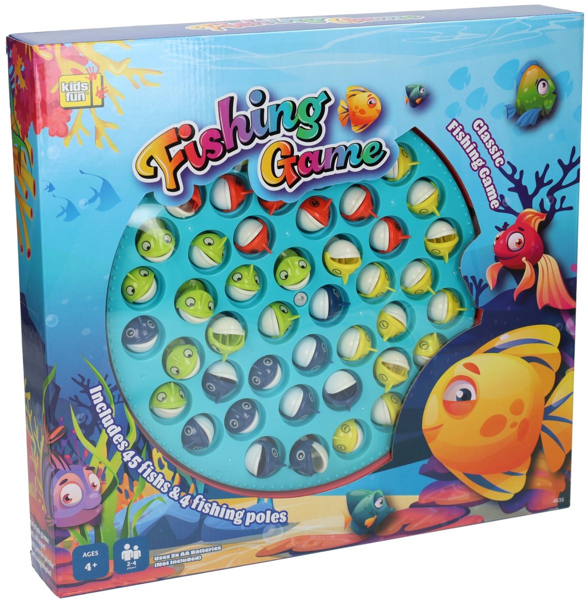 Jono Toys magnetisches Angelspiel – 2–4 Spieler