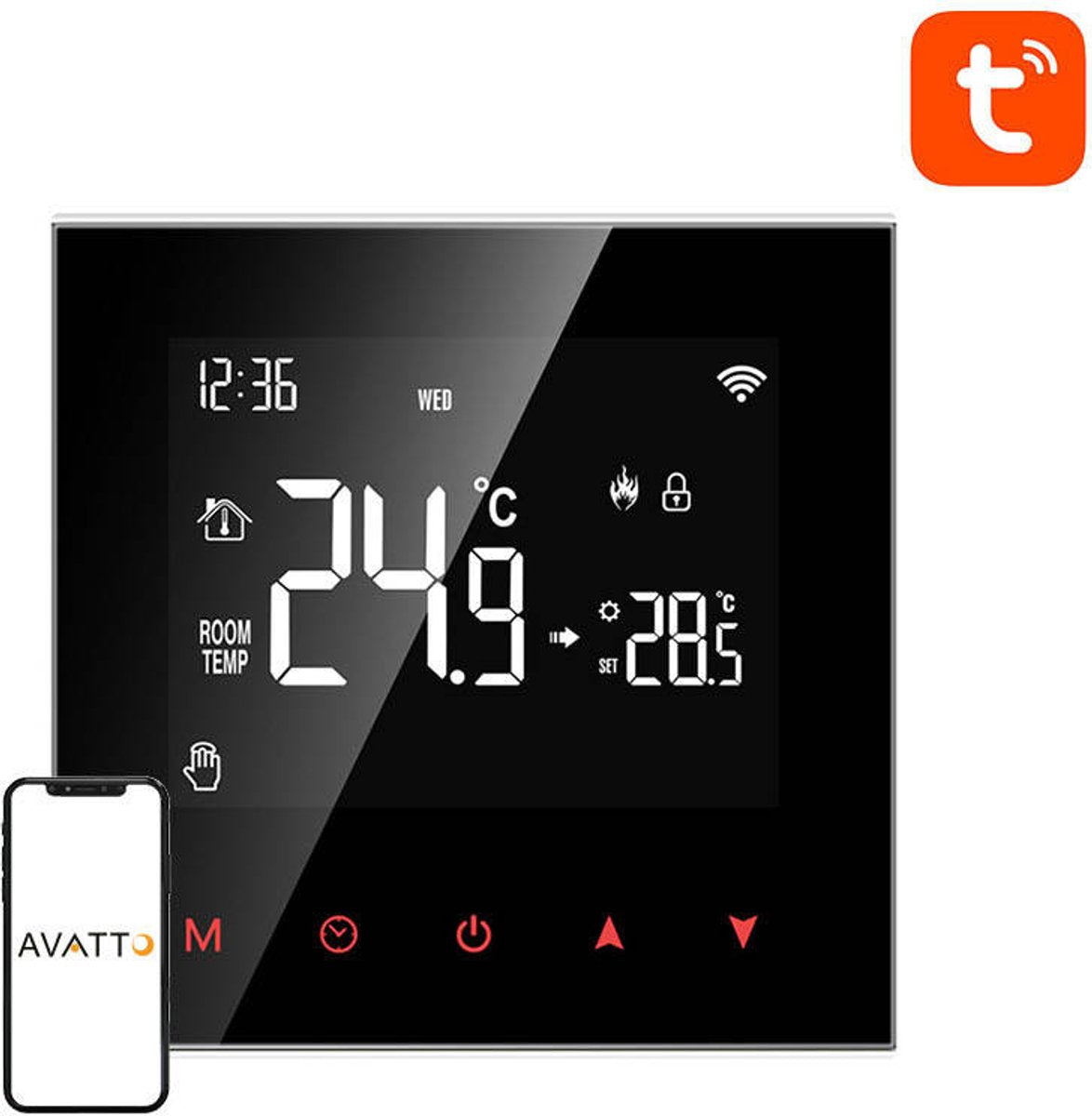 Avatto – zwt100-wh-3a – Thermostat