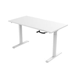 Zit-sta-bureau euroseats crank bursliwh180wit wit metaal