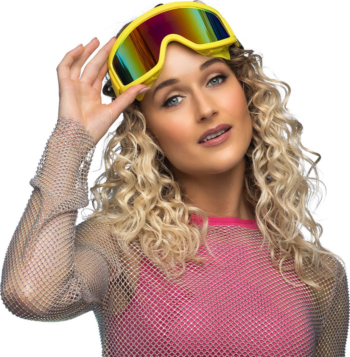 Boland Party-Skibrille neongelb